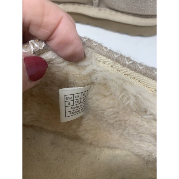 UGG Slide on Slippers Sand Suede Women's Size US8 - Picture 7 of 8